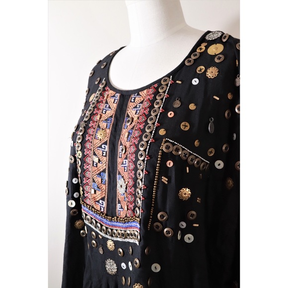 ❤️ NWT Mes Demoiselles embroidered shift dress - Picture 5 of 10